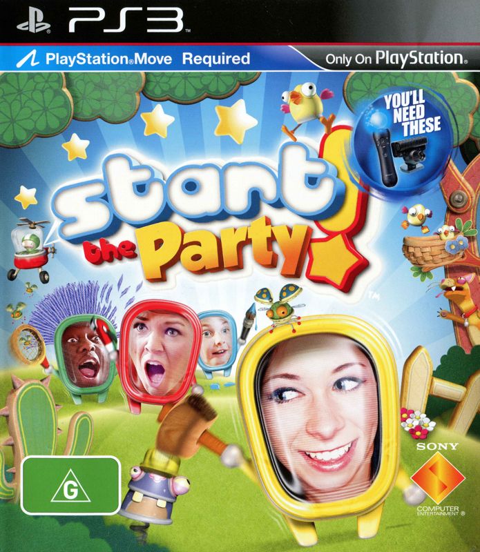 Start The Party [PlayStation Move Bundle] box art for Playstation 3